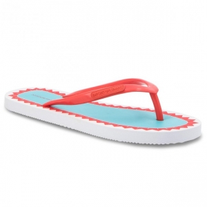Woman flip flops