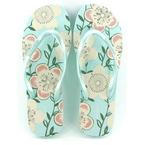 Woman flip flops