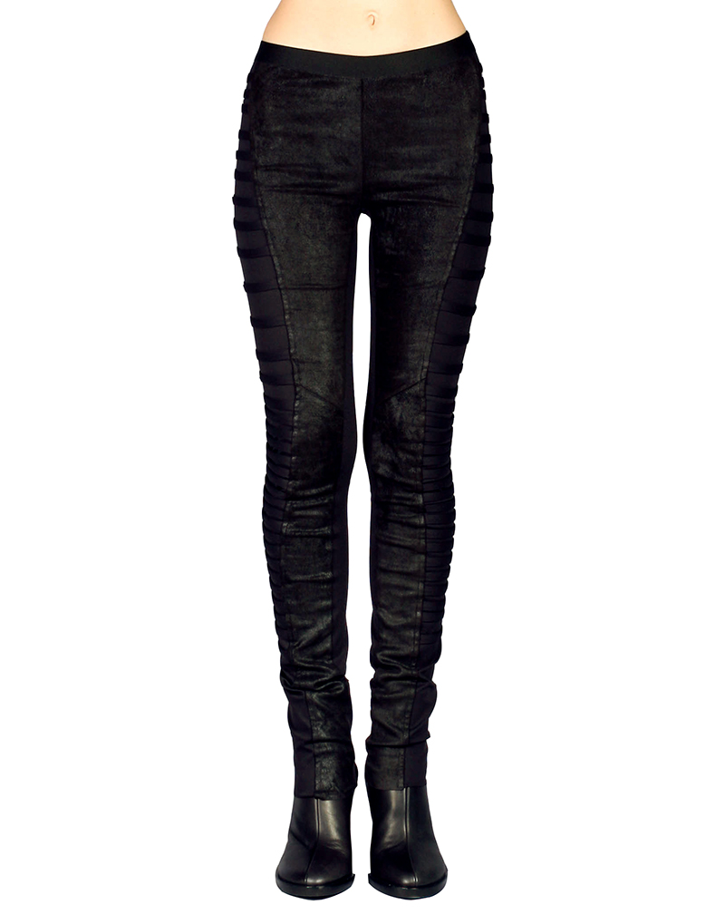 Leather leggings 25PY414